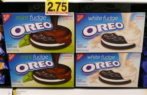 The mint flavor combined with the oreos' sweetness and the chocolate is. mint fudge and white fudge covered Oreos | at King Soopers ...