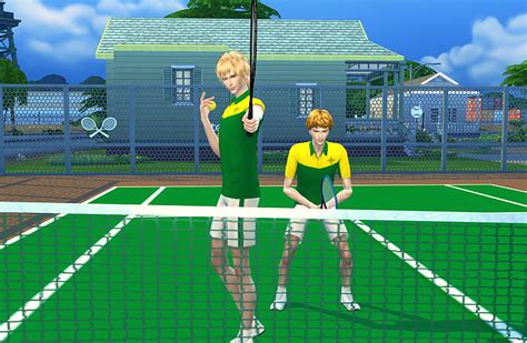 Hanecos Cc Box Tennis Set Tennis Sims 4