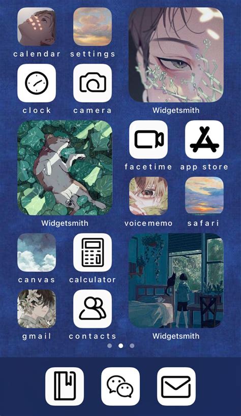 Aesthetic Anime Iphone Layout Aesthetic Anime Ios14 Layout Ios App