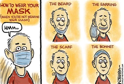 Editorial Cartoon How To Wear Your Mask The Independent News