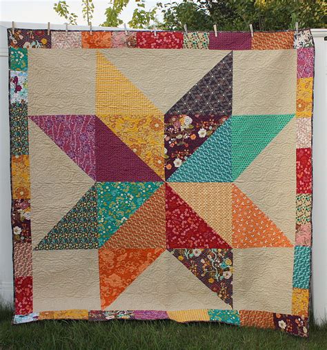 Giant Indie Star Quilt Diary Of A Quilter A Quilt Blog