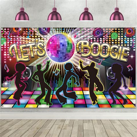 Disco 70s Theme Party Decorations Back To 60s 70s 80s 90s Lets Boogie