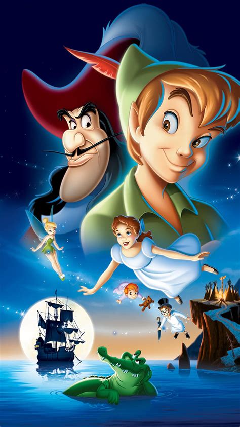 Peter Pan 1953 Phone Wallpaper Moviemania Peter Pan Disney
