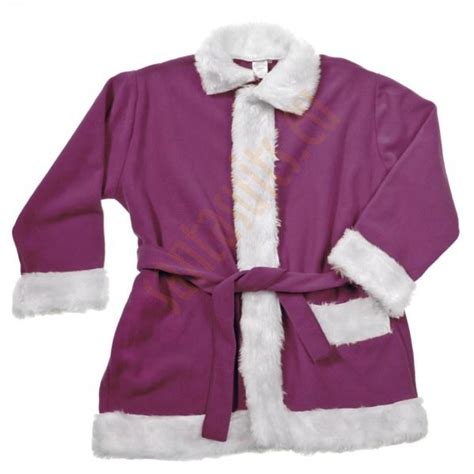 Purple Santa Suit Jacket Trousers And Hat Santa Suits