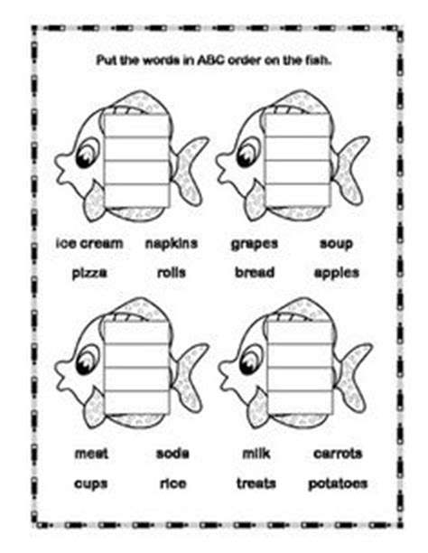 In this printable memory game, kids take turns looking under pennies in order to find matching pairs of pictures. 14 Best Images of ABC Order Letters Worksheets - Printable ...