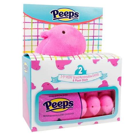 Peeps Marshmallow Pink Chicks 3 Oz