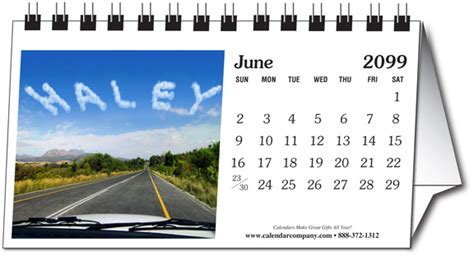 2018 Personalized Photo Name Small Desk Calendar Calendar
