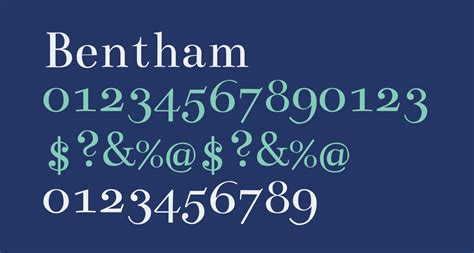 Bentham Free Font What Font Is