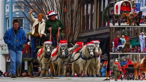 Lebanon Ohio Christmas Horse Drawn Carriage Parade By David Long Youtube