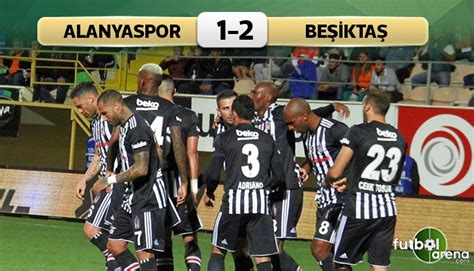 Beşiktaş ile alanyaspor, spor toto süper lig'in 15. Alanyaspor 1-2 Beşiktaş maç özeti ve golleri (İZLE)