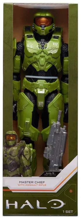 Halo Master Chief 12 Action Figure With Assault Rifle Wicked Cool Toys