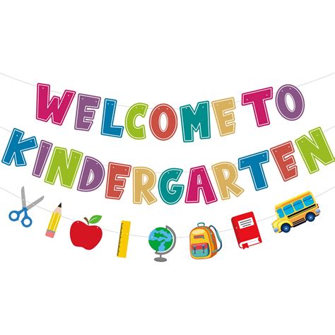 Buy Welcome To Kindergarten Banner Kindergarten Back To School Banner