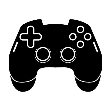 Gaming Joystick Glyph Icon Esports Equipment Computer Gamepad Game