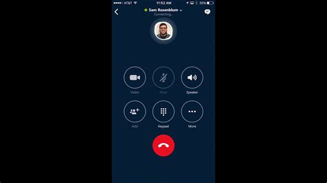 16 transferring a call from the skype for business ios app youtube