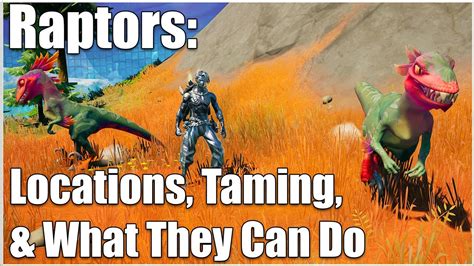 Fortnite Raptors Where To Find Them How To Tame Them And What They