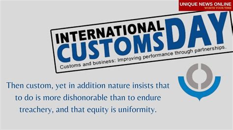 Happy International Customs Day Icd Quotes And Images To Share