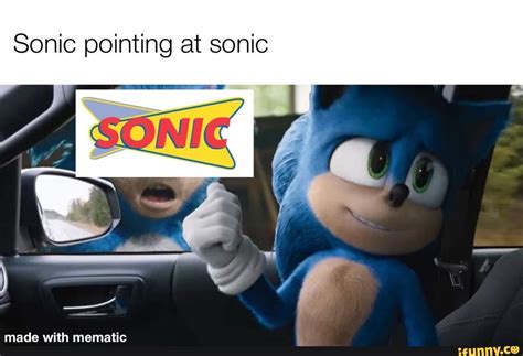 Sonic Pointing At Sonic Ifunny