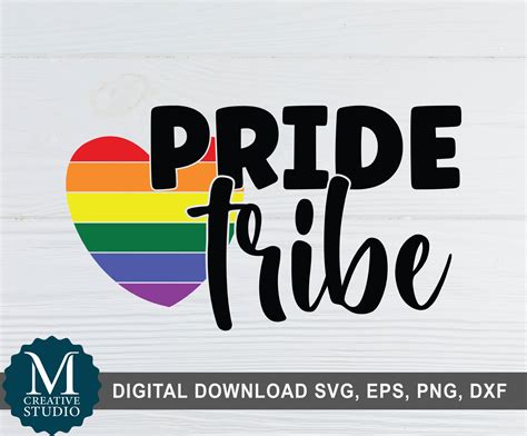 Pride Tribe Svg Eps Png Dxf Pride Lgbt Gay Pride Svg Etsy