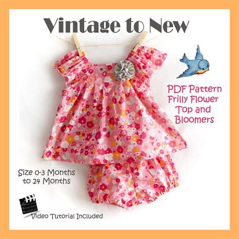 Free Sewing Patterns For Baby Pdf Sewing Pattern For Babies Top And