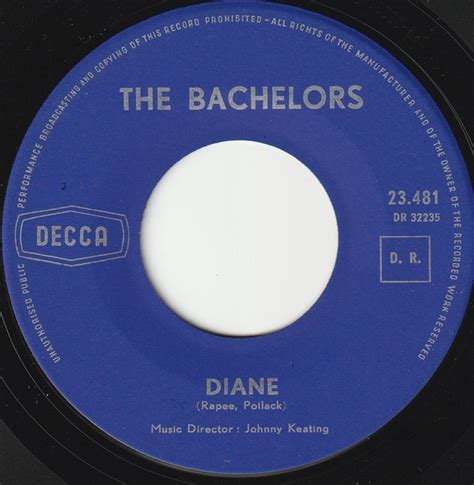 The Bachelors Diane 1964 Vinyl Discogs