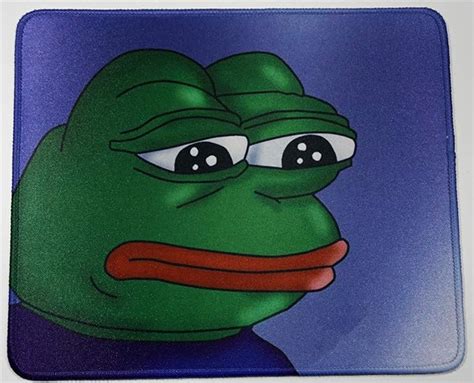 12x10 Inch Sad Frog Meme Sad Men Pepe Gaming Collection