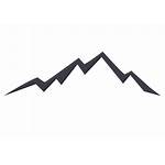 Mountain Silhouette Vector Clipart Icon Clip Peak