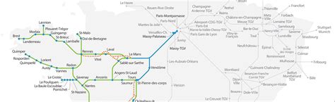 Lignes Tgv France Carte