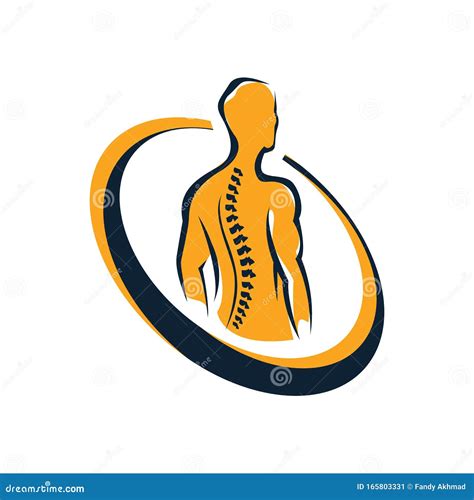 Creative Human Spinal Chiropractic Physiotherapy Logo Design Health