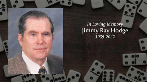 Jimmy Ray Hodge Tribute Video