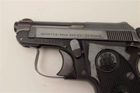 Beretta Model 950bs Pocket Pistol 22 Short Caliber 25 Barrel