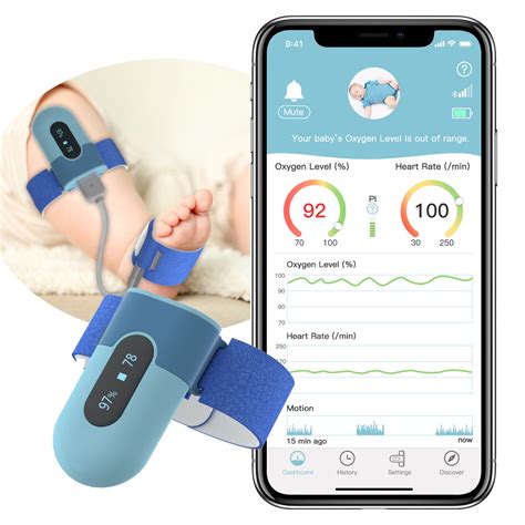 Lookee® Babyo2™ Baby Oxygen Monitor Overnight Continuous Pulse