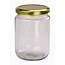 Pallet Of 500gm Round Glass Jars 2475pcs  Gold Lid