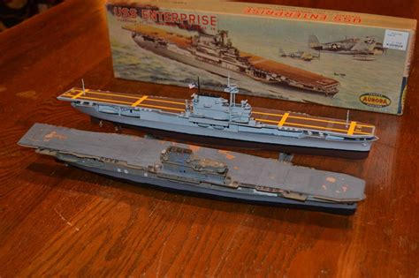 Colloquially referred to as the big e , she was the sixth aircraft carrier of the united states navy. 1/600 Aurora USS Enterprise (CV-6) | iModeler