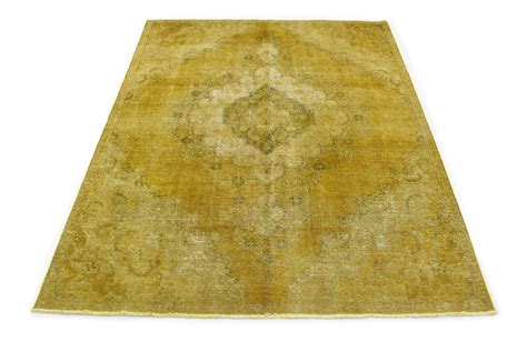 Teppich grau silber creme gold kurzflor » #m.a.r.b.l.e & g « weconhome. Vintage Teppich Gelb Gold in 320x230 (1001-167182) bei ...