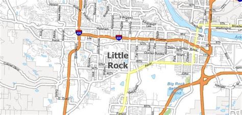 Little Rock Map Collection Arkansas Gis Geography