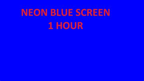There just seems to be something about the color blue that speaks to people around the world, regardless of demographics, which makes a blue background or blue wallpaper an excellent choice for your website, desktop, or mobile screen. Neon Blue Bright Screen Blue Background 1 hour for TV or ...