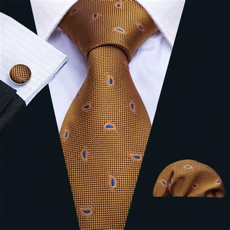 Fashion Paisley Tie For Men Formal Business Wedding Silk Necktie Man