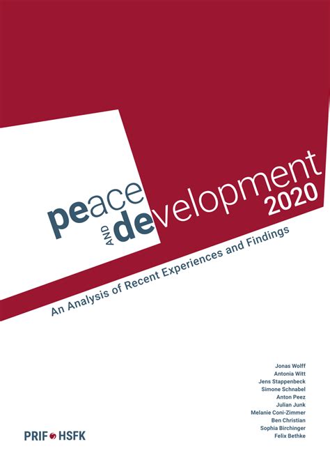 Pdf Peace And Development 2020