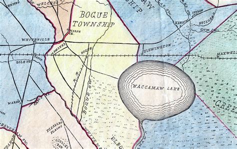 1882 Map Of Columbus County North Carolina Etsy Uk