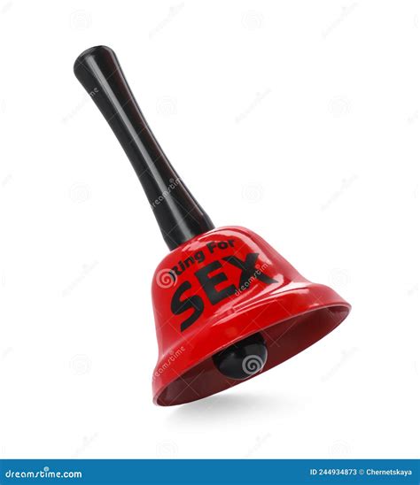 red sex bell toy on white background stock image image of excitement bell 244934873