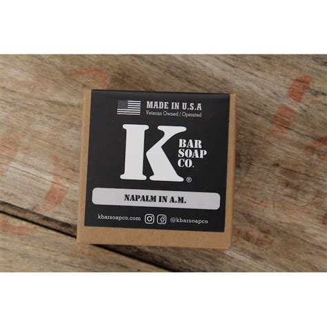 K Bar Soap Co Napalm In Am Bar Soap 5 Oz Citrus Blend Hand Soap In The