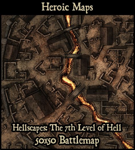 Heroic Maps Hellscapes The Th Level Of Hell Heroic Maps Cities Wilderness Volcanic