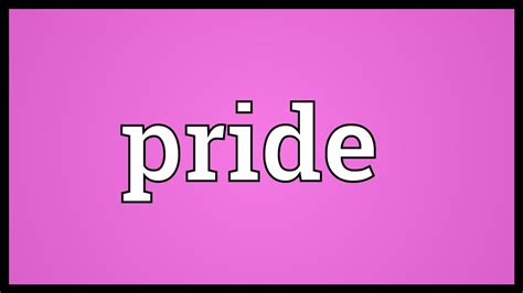 The Meaning Of Pride Telegraph