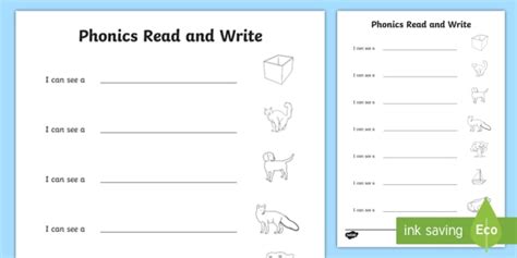 Phonics Read And Write Worksheet Teacher Made