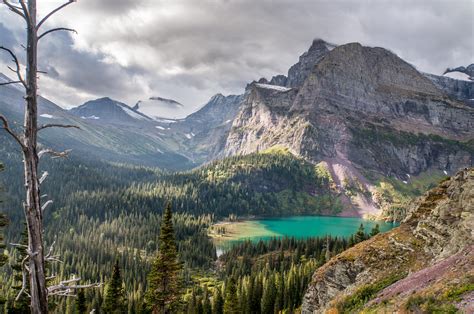 On The Trail To Grinnell Glacier Glacier National Park Montana Usa