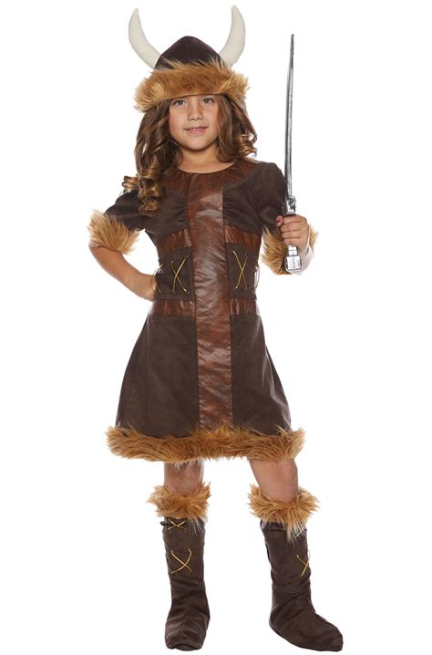 Victorious Viking Girl Child Costume