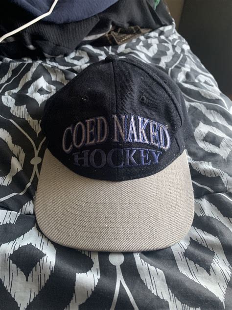 Vintage 90s Coed Naked Hockey Hat Grailed