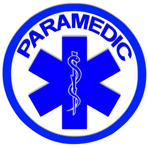 Paramedic Round Symbol Clipart Image