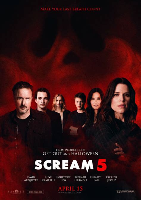 Blumhouses Scream 5 2021 Concept Poster By Amazing Zuckonit On