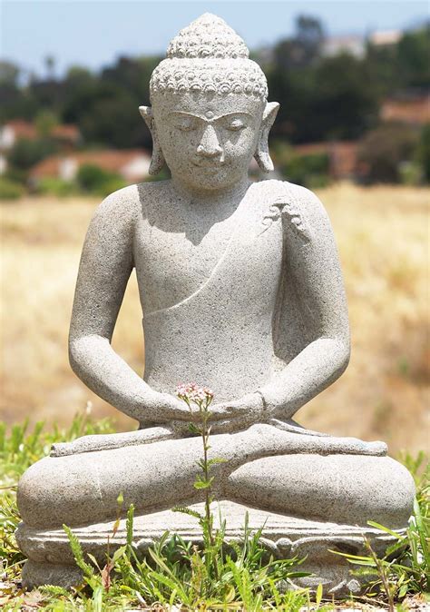 Sold Stone Meditating Garden Buddha Statue 21 Buddha Statue Statue